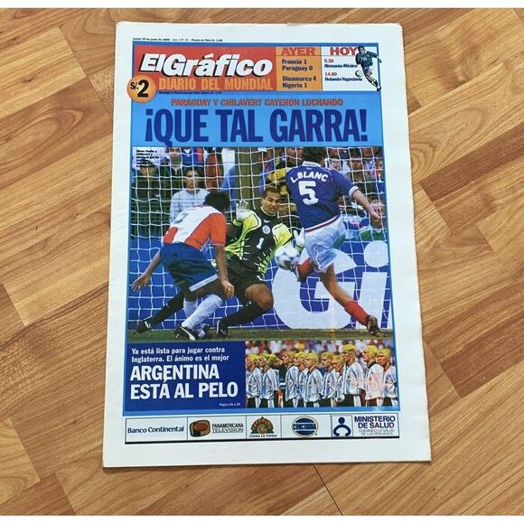 El Gráfico newspaper Jun 29,‎ 1998 - Picture 1 of 2